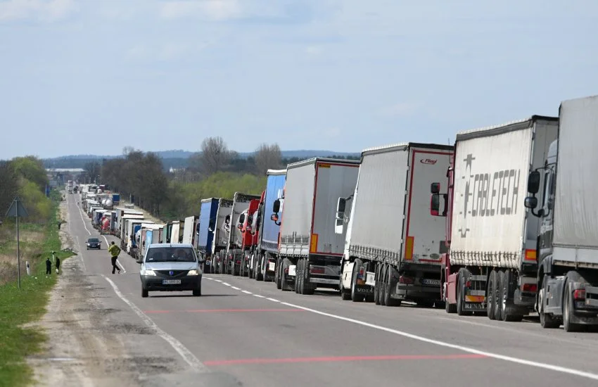 Korki i chaos na wschodniej granicy